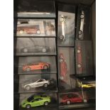 Twelve boxed James Bond 007 movie vehicles and sports cars