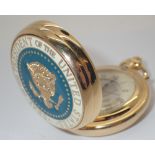 Gold plated Presidents seal pocket watch