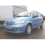 Citroen C3 SX petrol five door hatchback in blue, 1360cc 72.