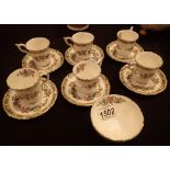 Coalport Ming Rose coffee set