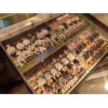 Album of postcard size football trading cards 1998 / 2002 approximately 200