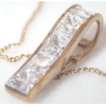 9ct gold necklace pendant