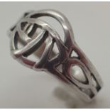 Charles Rennie Mackintosh silver ring