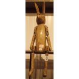 Wooden shelf rabbit H: 48 cm