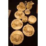 Vintage Royal Albert bone china coffee set (14 pieces)