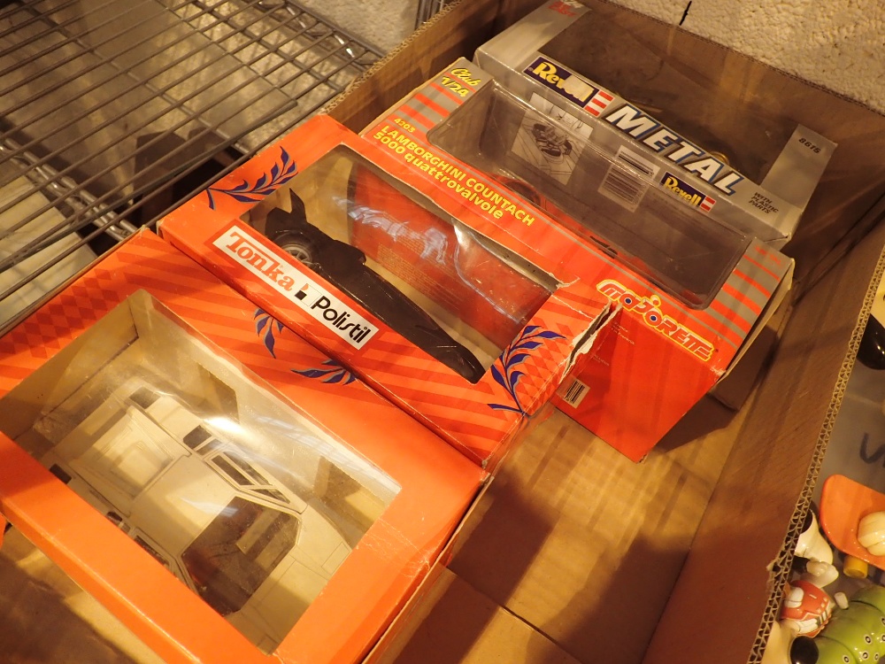 Tonka Majorette and Revel 1:24 Lamborghini diecast model cars all in original boxes