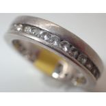 925 silver full eternity ring size P