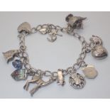 925 silver charm bracelet