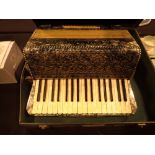 Cased Lombardi Italian Accordian