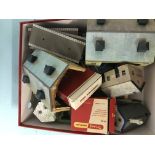 Quantity of Hornby and Triang buildings accessories etc