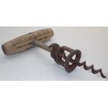 Anheuser Busch corkscrew by Williams Co Newark