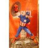 Marvel comics cast resin Captain America H: 27 cm