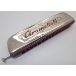 Chromenta pre war fourteen harmonica by Hohner