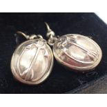 Charles Rennie Mackintosh silver earrings