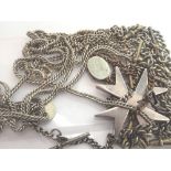 Quantity of plated and other chains