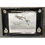 Boxed Battle of Britain Memorial Flight Millennium Collection model kits complete with book signed