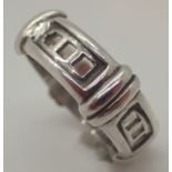 Charles Rennie Mackintosh silver ring