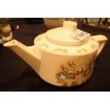 Royal Doulton Bunnykins Casino teapot by Barbara Vernon