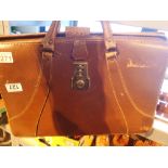 Vintage leather briefcase