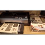 HP Photo Smart 7760 printer and paper also photo two canvas kit