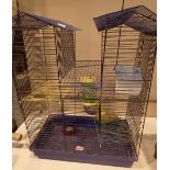 Steel hamster cage and contents