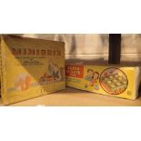 Vintage Under N' Over game and a box of Minibrix