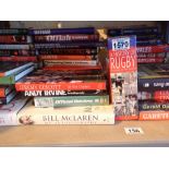 Quantity of Rugby Union and Rugby League books