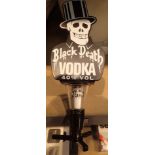 Nine Black Death vodka optics shelf mounted