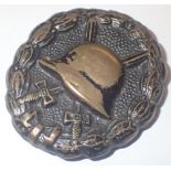 WWI German wound badge in bronze