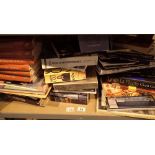 Shelf of assorted books including hardback softback large and small format various subjects