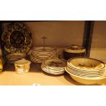 Box of mixed crockery and flatware