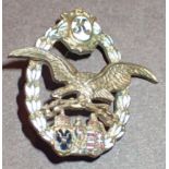 WWII Austrian pilots cap badge one of 671 made