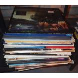 Approximately seventy pop and rock LPs including Fleetwood Mac and ZZ top