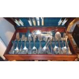 Canteen of Kings pattern silver plated cutlery