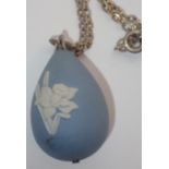 Wedgwood blue Jasperware necklace