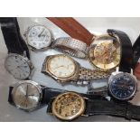 Box of mechanical wristwatches