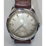 Cyma Triplex gents mechanical wristwatch with subsidiary seconds D: 34 mm excluding crown