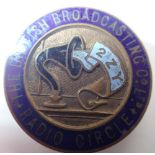 BBC enamel Radio Circle lapel badge