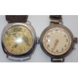 Two mechanical wristwatches