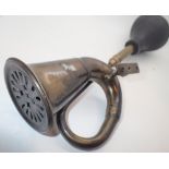 Original brass car horn with replacement bulb