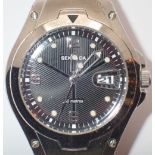 Sekonda gents wristwatch CONDITION REPORT: Working at lotting up