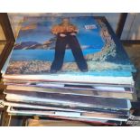 Forty pop and rock LPs including Eurythmics