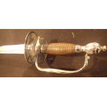 Early 1796 infantry officers sword with wire bound handle blade re-chromed blade L: 82 cm