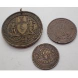 Liverpool Interest Anfield Road School Attendance Medal Royal Colosseum token and The Old Kitchen
