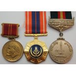 Three medals Lenin Centenary South Africa Pro Patria and Resolution Day 1990