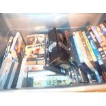 Box of DVDs including Star Wars Trilogy