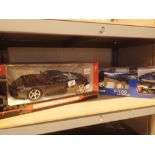 Remote controlled Porsche GT and remote controlled Ford F150 and jetski both boxed
