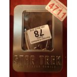 Original Star Trek chromed badge