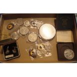 Coins Stratton Compact fobs and cufflinks
