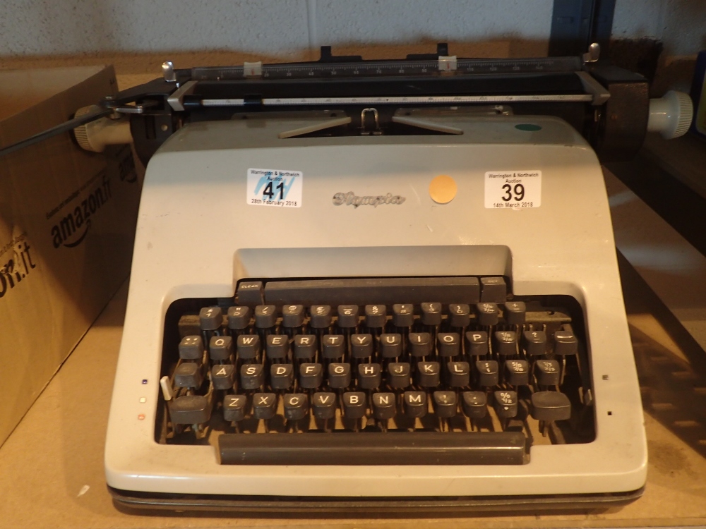 Vintage Olympia typewriter